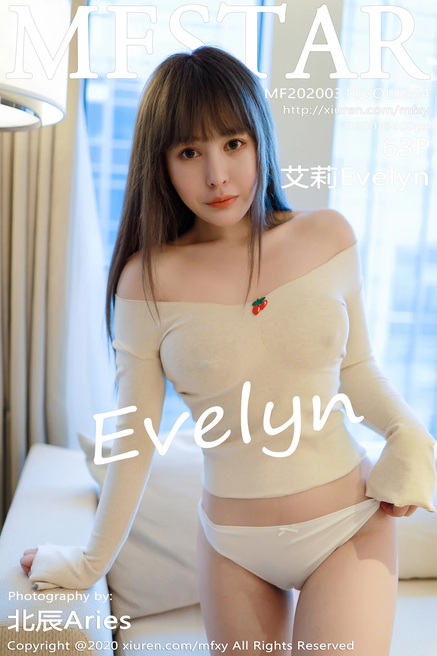 [MFStar模范学院]Vol.284_嫩模艾莉Evelyn私房性感白色内衣秀雪白酥胸诱惑写真63P-秀人网 - XiuRen.Xyz
